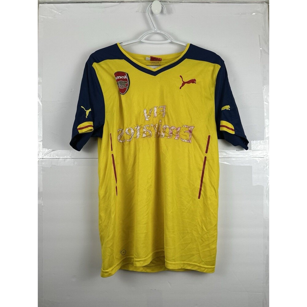 Arsenal FC 2016/17 Away Jersey Puma Size M Fly Emirates Yellow Football Shirt